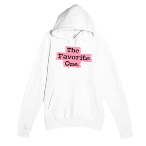 The Favorite One — funny white unisex hoodie