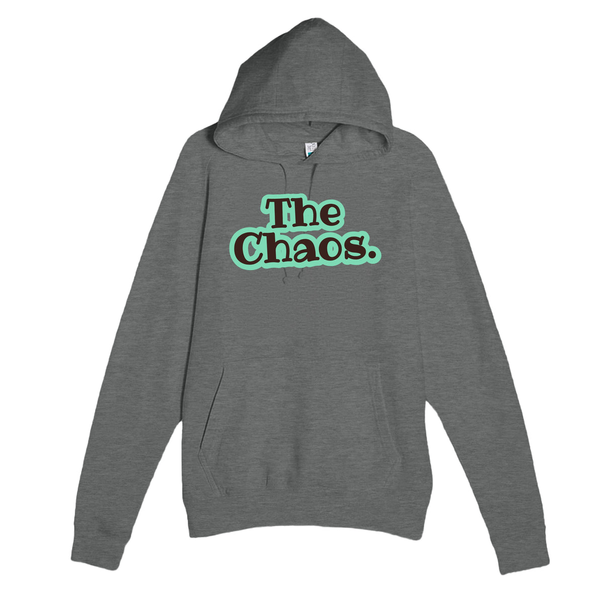 The Chaos — funny graphite heather unisex hoodie