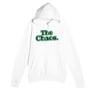 The Chaos — funny white unisex hoodie