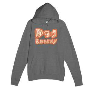 Dad Energy — cute graphite heather unisex hoodie