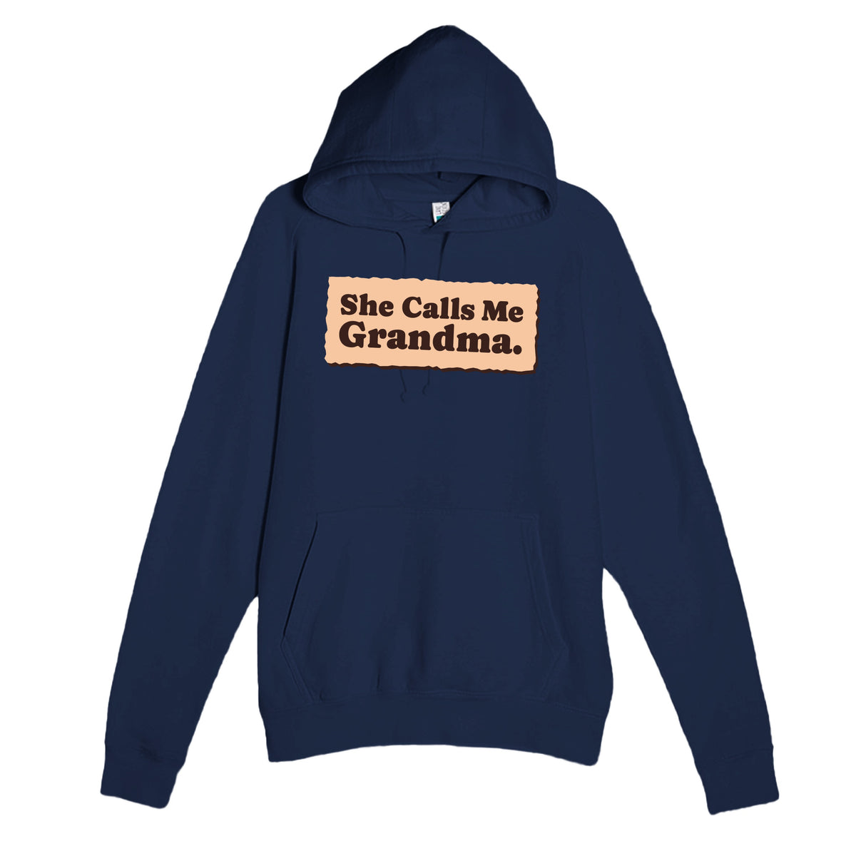 She Calls Me Grandma — heartfelt navy unisex hoodie