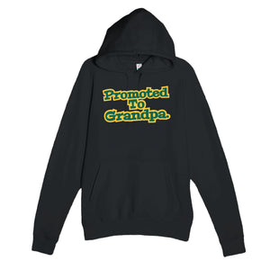 Promoted To Grandpa — cute black unisex hoodie