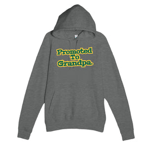 Promoted To Grandpa — cute graphite heather unisex hoodie