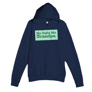 He Calls Me Grandpa — heartfelt navy unisex hoodie
