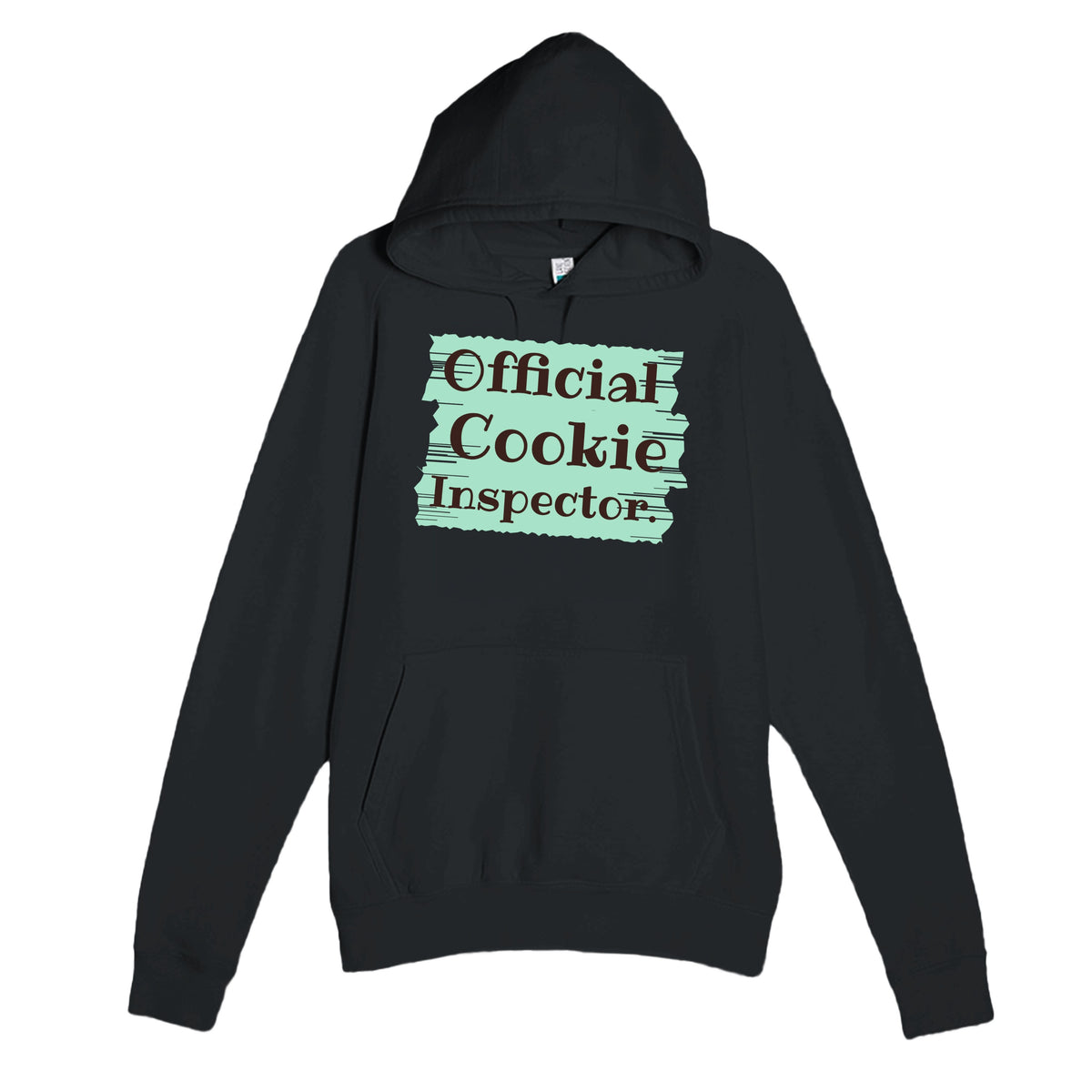Official Cookie Inspector — funny black unisex hoodie