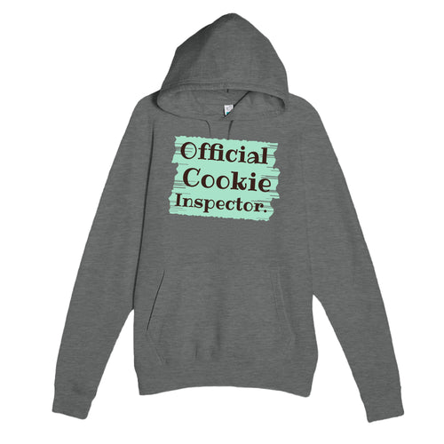 Official Cookie Inspector — funny graphite heather unisex hoodie