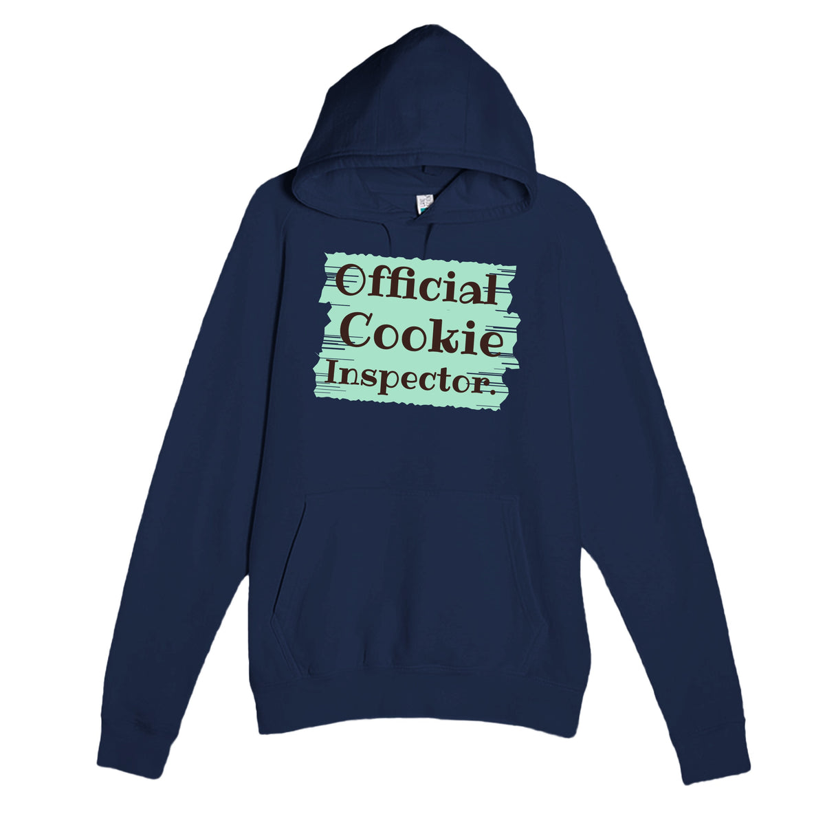 Official Cookie Inspector — funny navy unisex hoodie