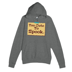 Too Cute To Spook — cute graphite heather unisex hoodie