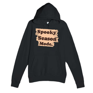 Spooky Season Mode — cute black unisex hoodie