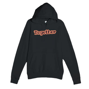 Together — cute black unisex hoodie