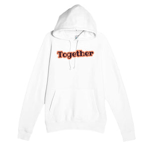 Together — cute white unisex hoodie