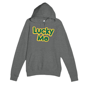 Lucky Me — cute graphite heather unisex hoodie