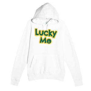 Lucky Me — cute white unisex hoodie