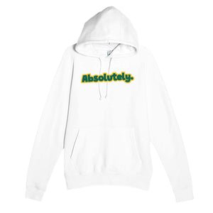 Absolutely — cute white unisex hoodie