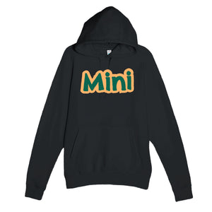 Mini — cute black unisex hoodie