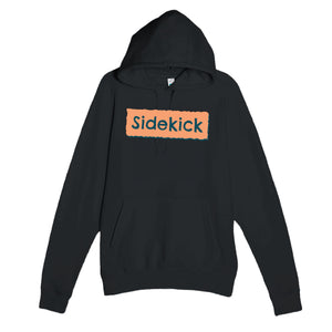 Sidekick — cute black unisex hoodie
