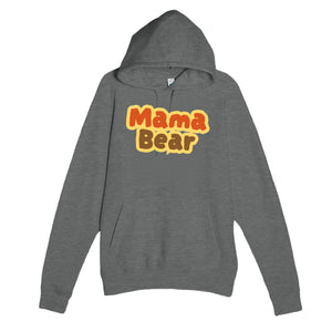 Mama Bear — cute graphite heather unisex hoodie