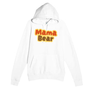 Mama Bear — cute white unisex hoodie