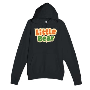 Little Bear — cute black unisex hoodie