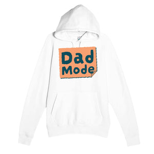 Dad Mode — cute white unisex hoodie