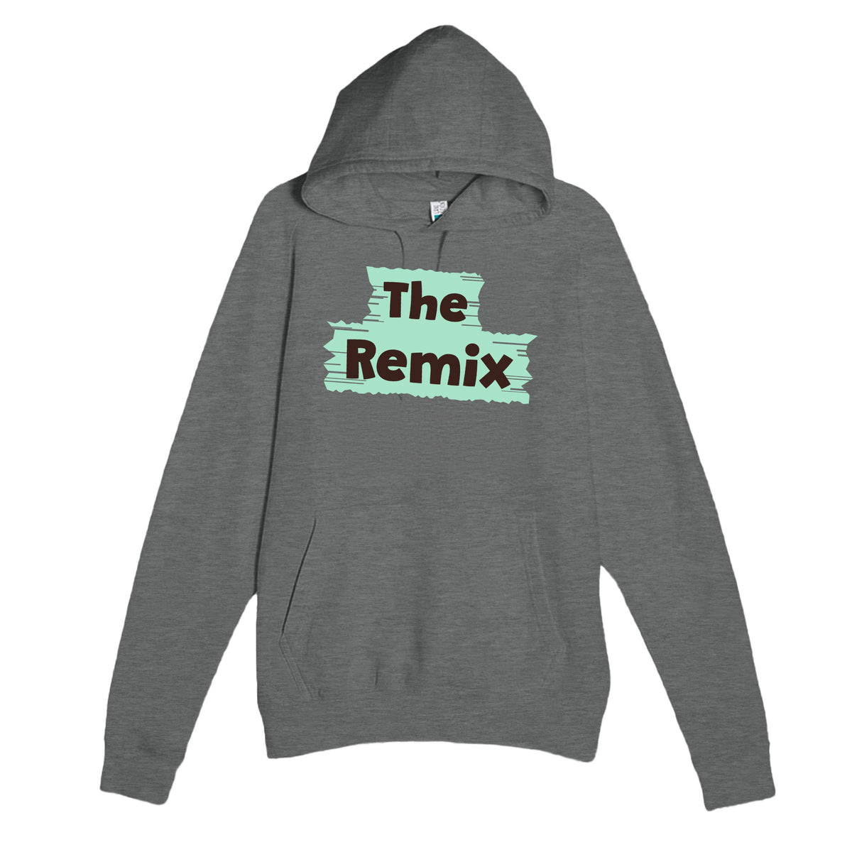 The Remix — cute graphite heather unisex hoodie