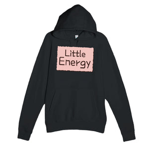 Little Energy — cute black unisex hoodie
