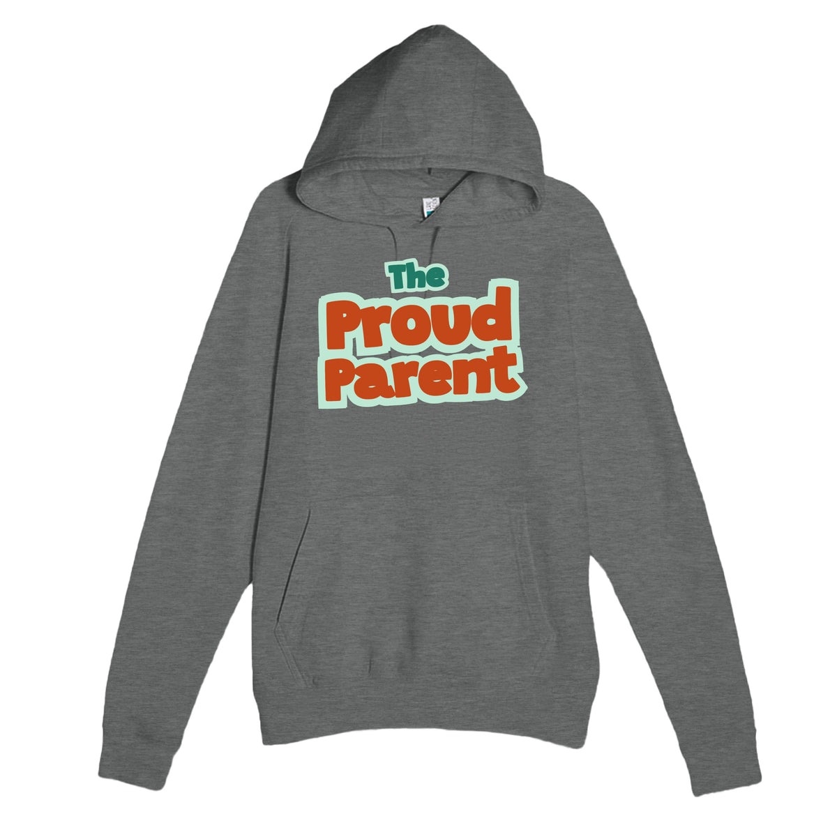 The Proud Parent — heartfelt graphite heather unisex hoodie