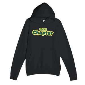 Next Chapter — heartfelt black unisex hoodie
