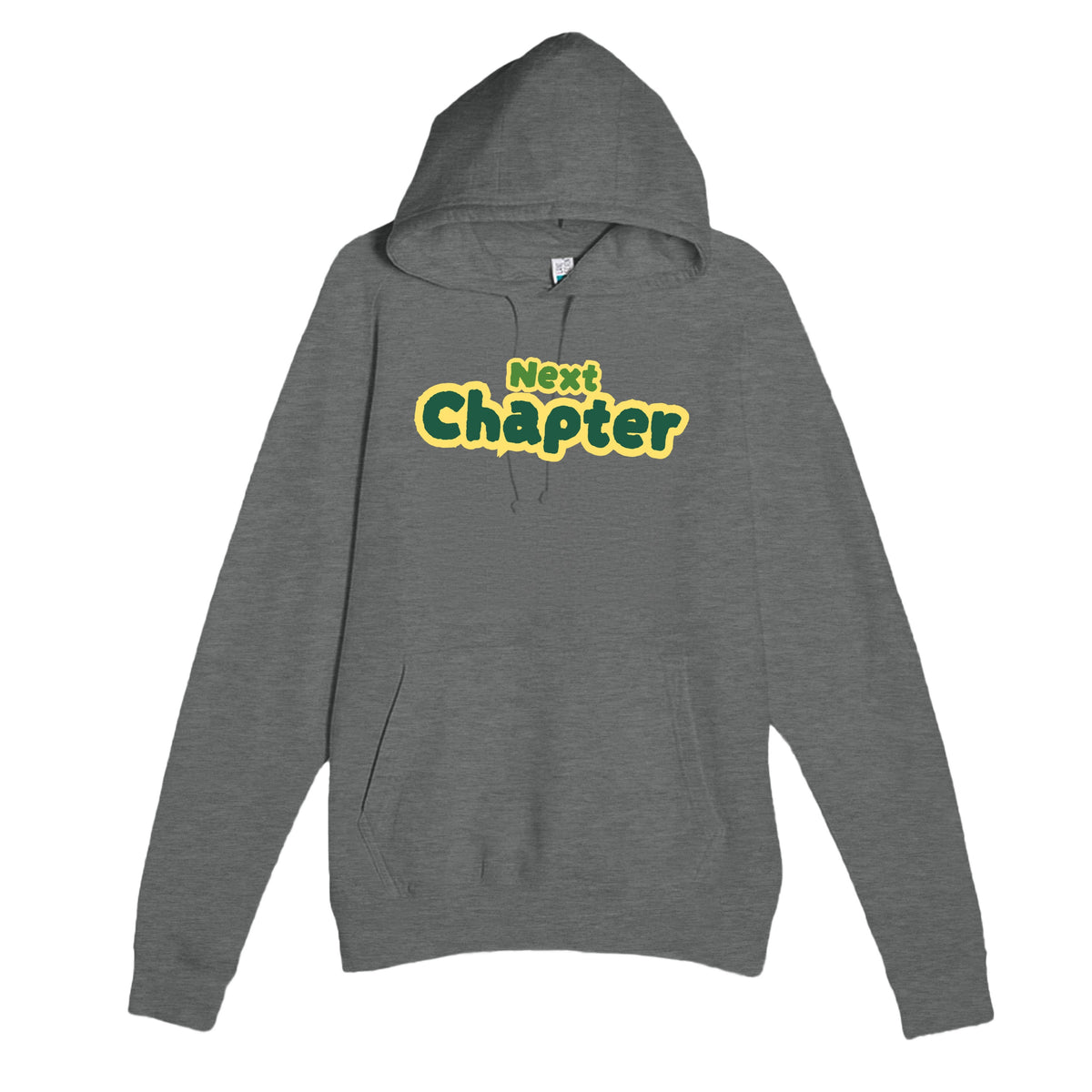 Next Chapter — heartfelt graphite heather unisex hoodie