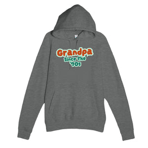 Grandpa / Since The '70s — cute graphite heather unisex hoodie