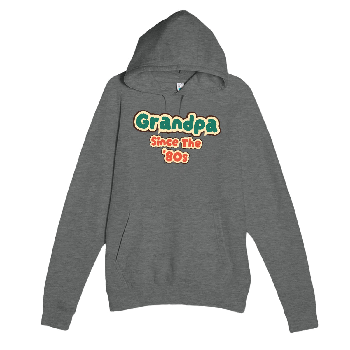 Grandpa / Since The '80s — cute graphite heather unisex hoodie