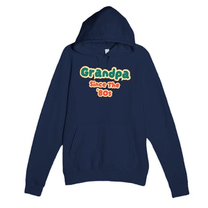 Grandpa / Since The '80s — cute navy unisex hoodie
