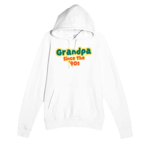 Grandpa / Since The '90s — cute white unisex hoodie