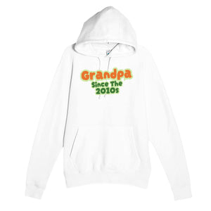 Grandpa / Since The 2010s — cute white unisex hoodie