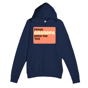 Proud Grandpa • Since The '90s — cute navy unisex hoodie