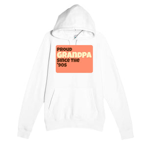 Proud Grandpa • Since The '90s — cute white unisex hoodie