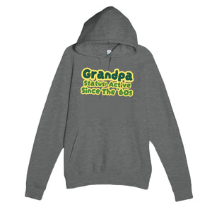 Grandpa Status: Active Since The '60s — cute graphite heather unisex hoodie