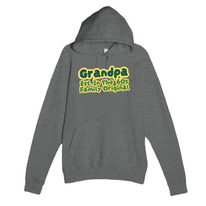 Grandpa • Est. In The '60s • Family Original — cute graphite heather unisex hoodie
