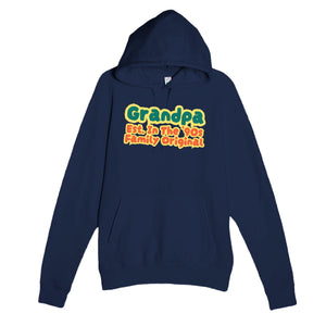 Grandpa • Est. In The '90s • Family Original — cute navy unisex hoodie