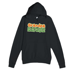 Grandpa • Est. In The 2010s • Family Original — cute black unisex hoodie