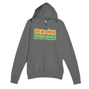 Grandpa • Est. In The 2010s • Family Original — cute graphite heather unisex hoodie