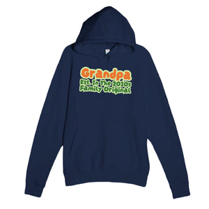Grandpa • Est. In The 2010s • Family Original — cute navy unisex hoodie