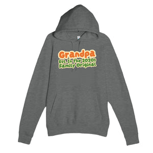 Grandpa • Est. In The 2020s • Family Original — cute graphite heather unisex hoodie