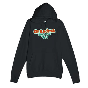 Grandma / Since The '70s — cute black unisex hoodie