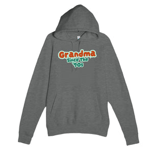 Grandma / Since The '70s — cute graphite heather unisex hoodie