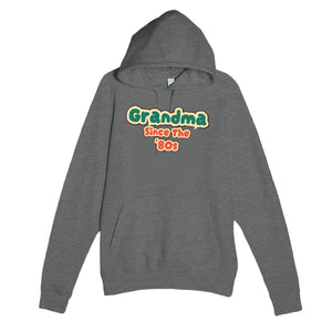 Grandma / Since The '80s — cute graphite heather unisex hoodie