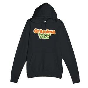Grandma / Since The 2020s — cute black unisex hoodie