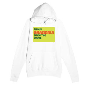 Proud Grandma • Since The 2020s — cute white unisex hoodie