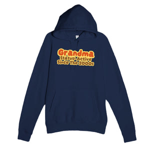 Grandma Status: Active Since The 2000s — cute navy unisex hoodie