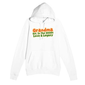 Grandma • Est. In The 2020s • Love & Legacy — cute white unisex hoodie